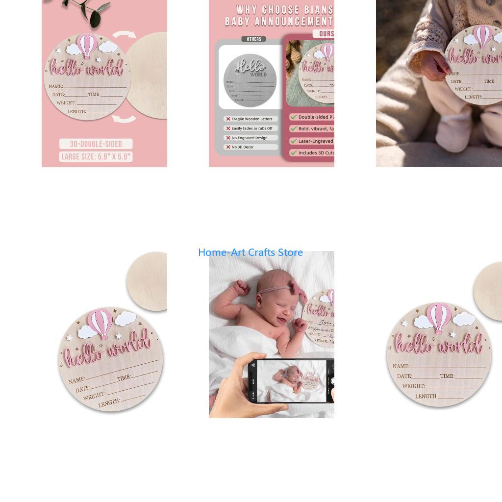 Baby Nursery Keepsake - Y3NA Placa madera con nombre del