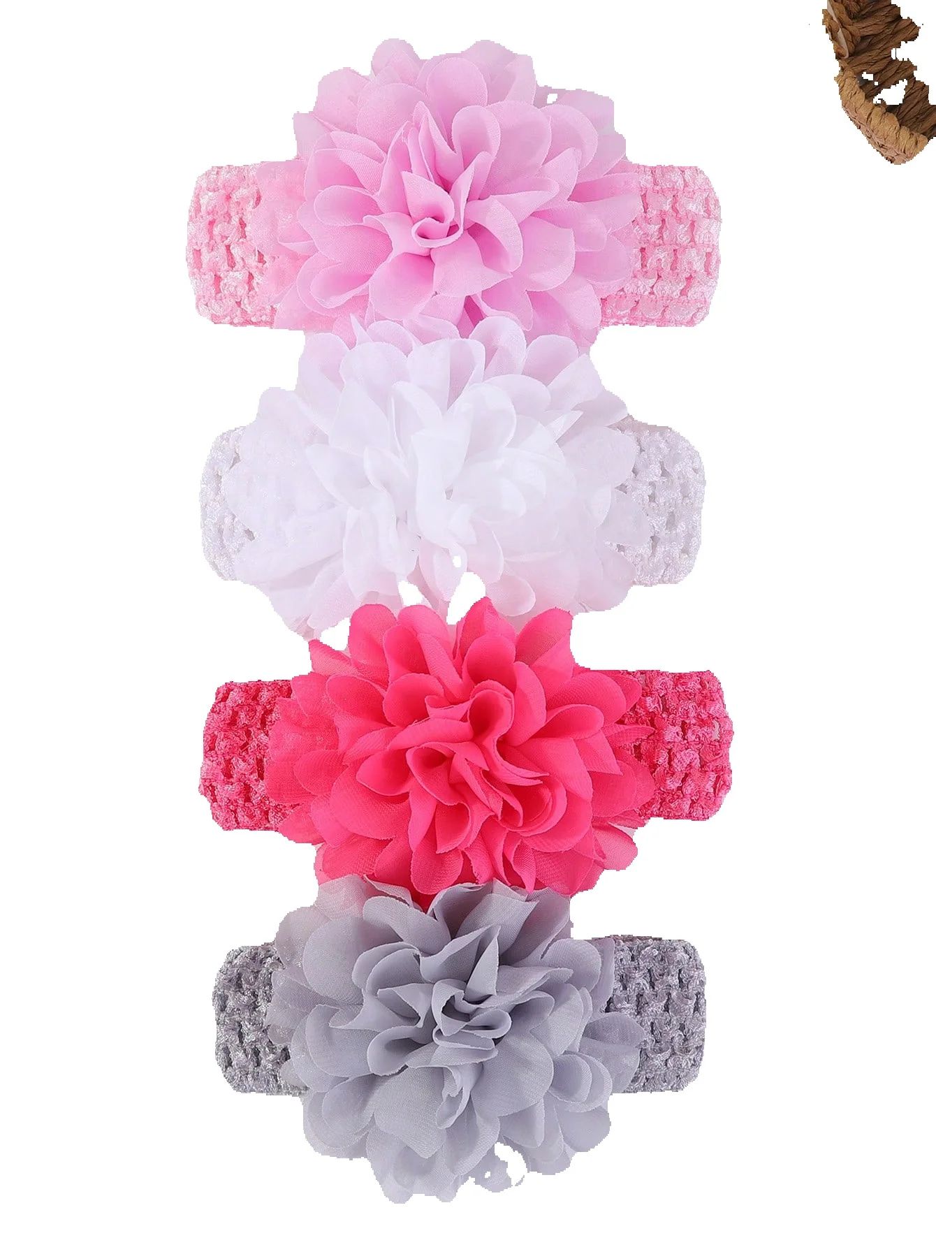 Baby Nursery Set - 4 unids/set 5,3 ''diademas grandes de