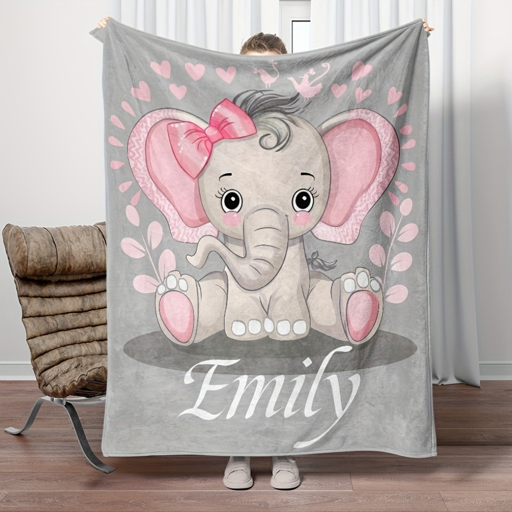 Baby Nursery Keepsake - Linda Manta de Peluche Personalizada con