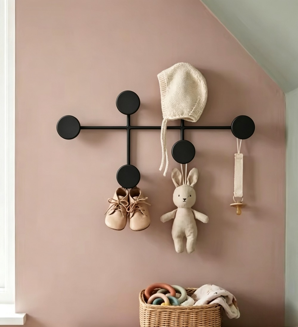 Baby Nursery Hooks - Perchero de Pared Moderno de Metal