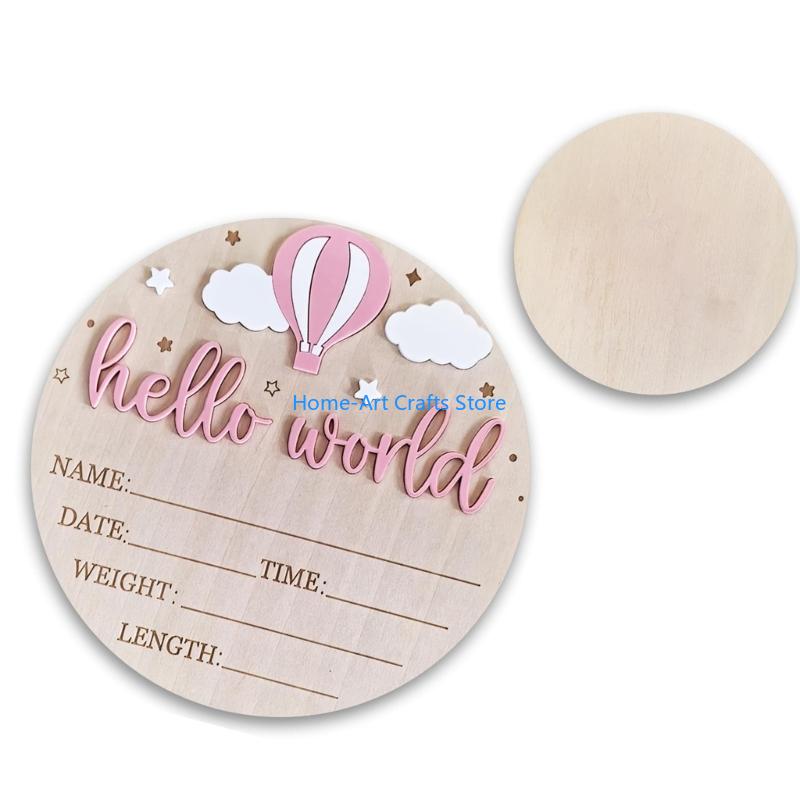 Y3NA Placa madera con nombre d - Baby Nursery Keepsake reseña y precio