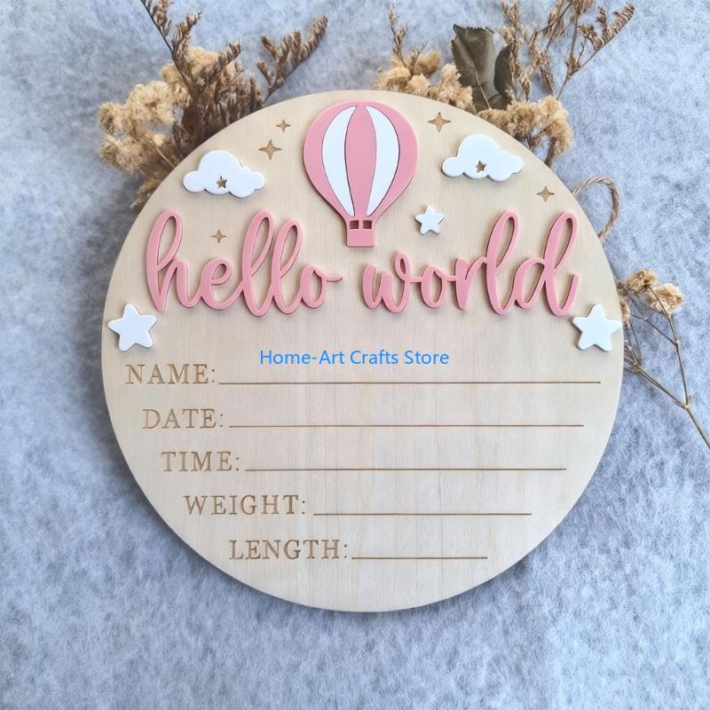 Y3NA Placa madera con nombre d - Baby Nursery Keepsake reseña y precio