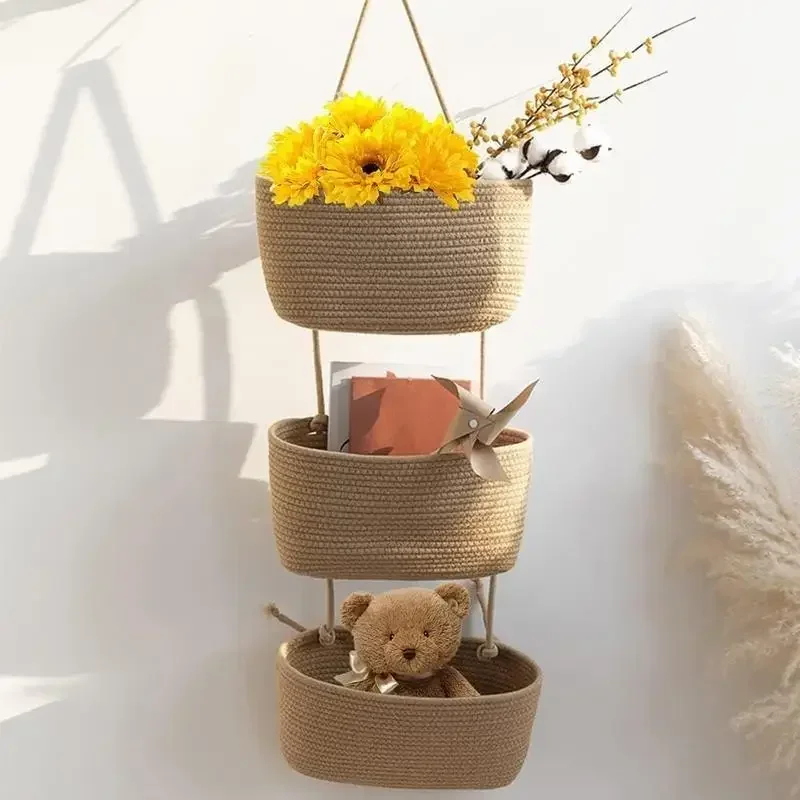 Cesta de almacenamiento colgan - Baby Nursery Hooks reseña y precio