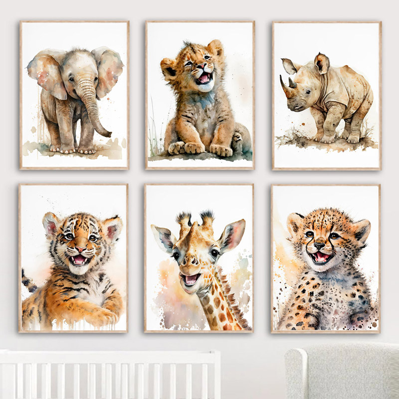 Arte de Pared con Animales de  - Baby Zebra Nursery reseña y precio