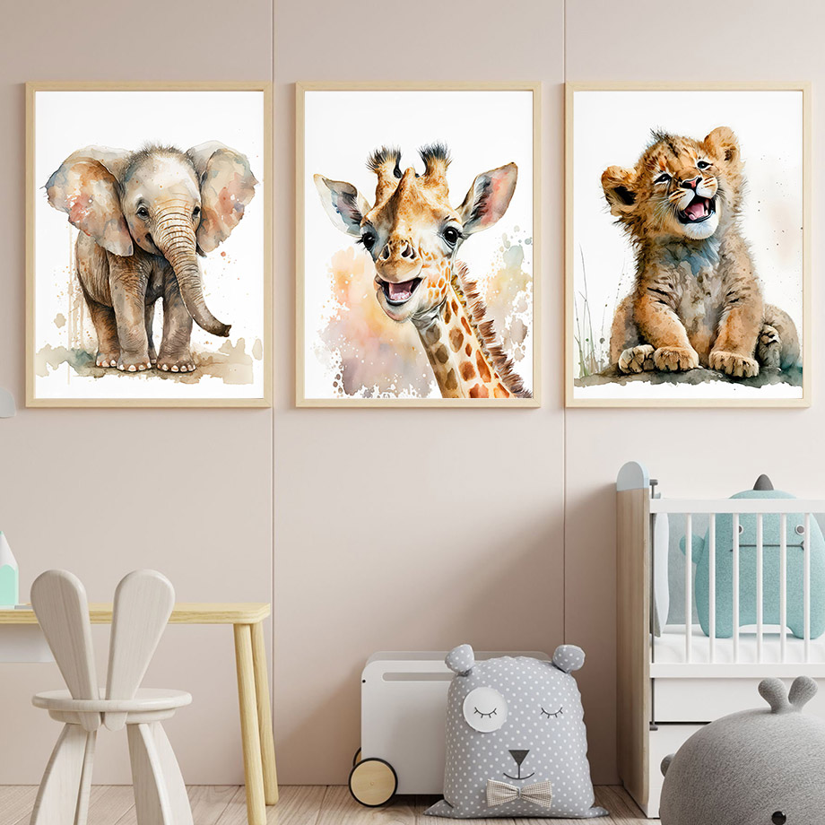 Arte de Pared con Animales de  - Baby Zebra Nursery reseña y precio