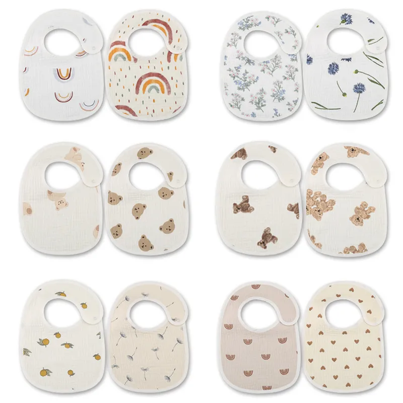 Baberos impermeables de algodó - Baby Nursery Set reseña y precio