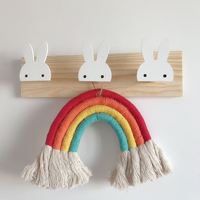 Perchero de pared de madera co - Baby Nursery Hooks reseña y precio