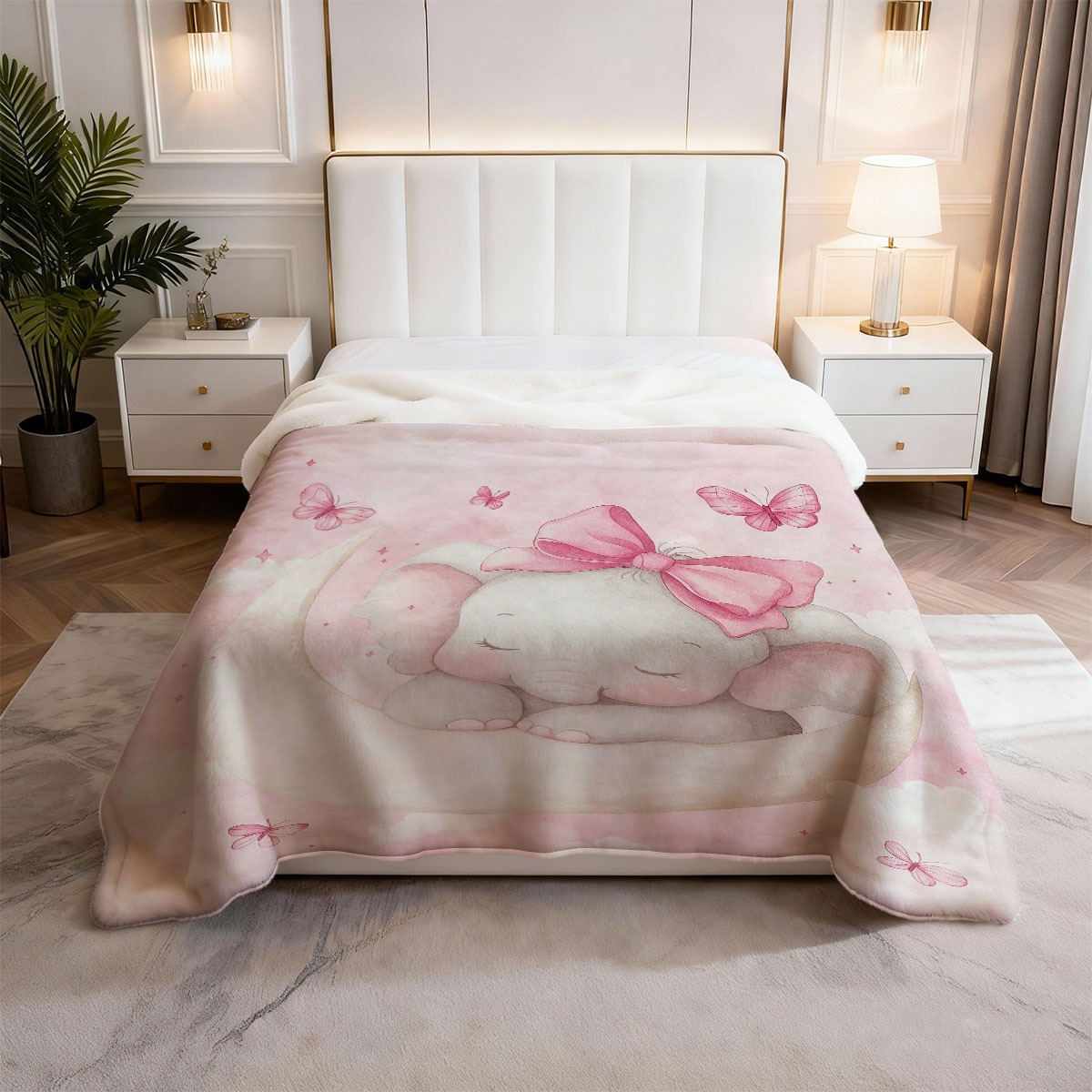 Manta de lana suave con diseño - Baby Nursery Keepsake reseña y precio