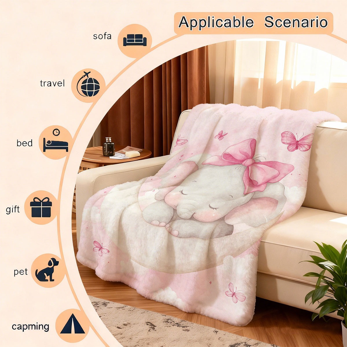 Manta de lana suave con diseño - Baby Nursery Keepsake reseña y precio