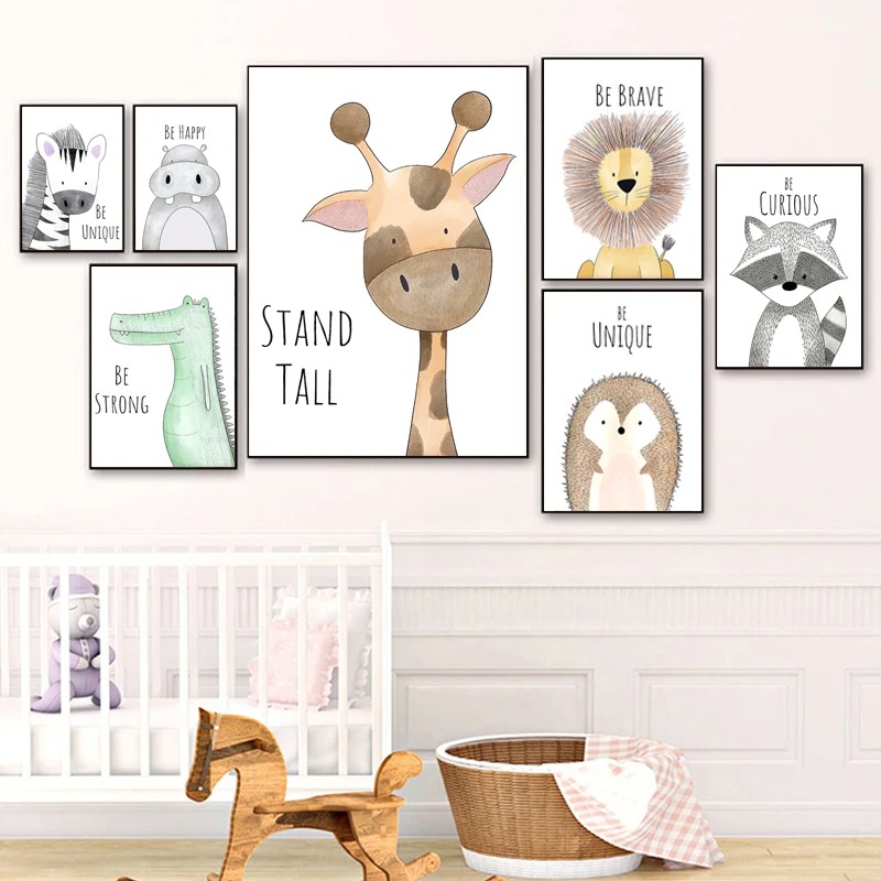 Póster de arte de pared con di - Baby Zebra Nursery reseña y precio
