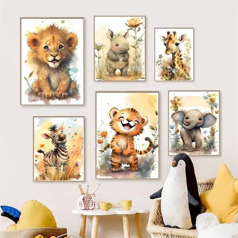 Cuadro de Lienzo con Diseño de - Baby Zebra Nursery reseña y precio