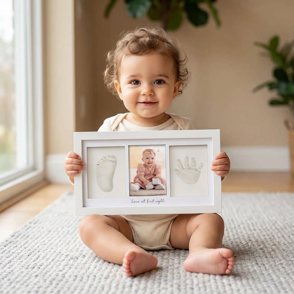 Kit de arcilla con huella de m - Baby Nursery Keepsake reseña y precio