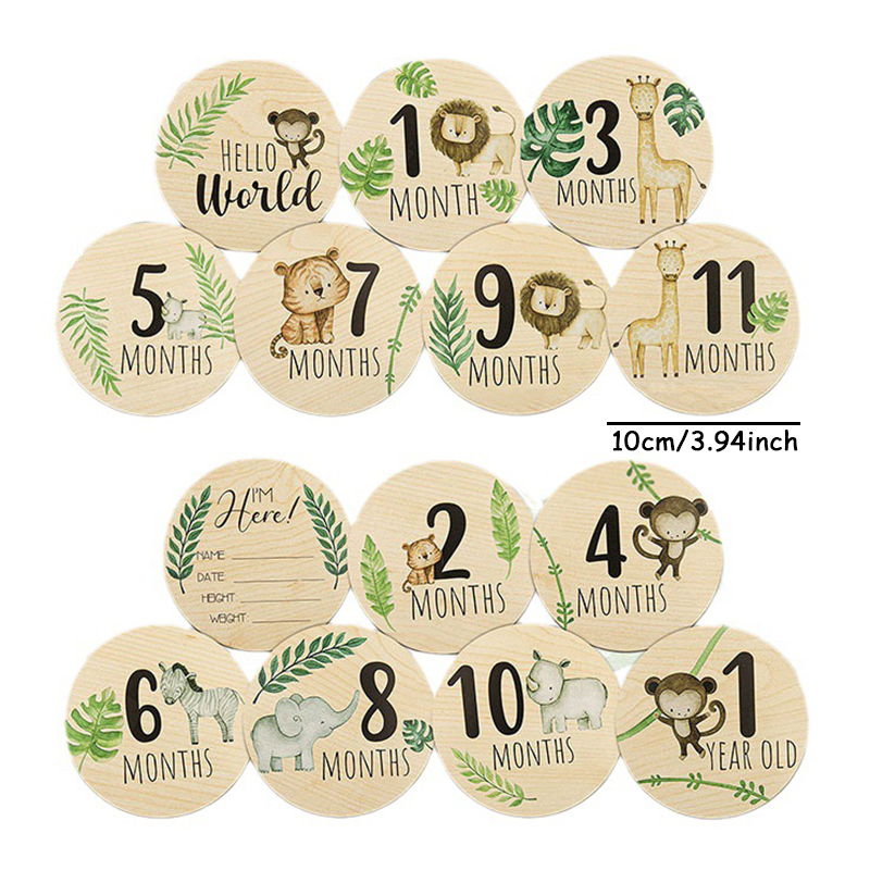 Tarjetas de madera de 7 piezas - Milestone Card Set reseña y precio
