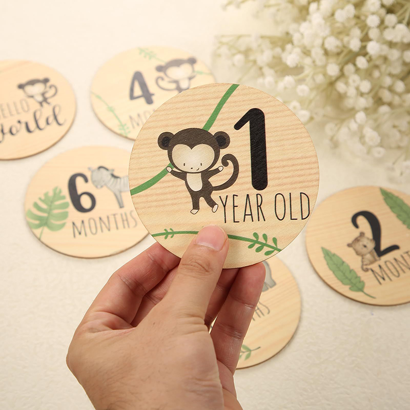 Tarjetas de madera de 7 piezas - Milestone Card Set reseña y precio