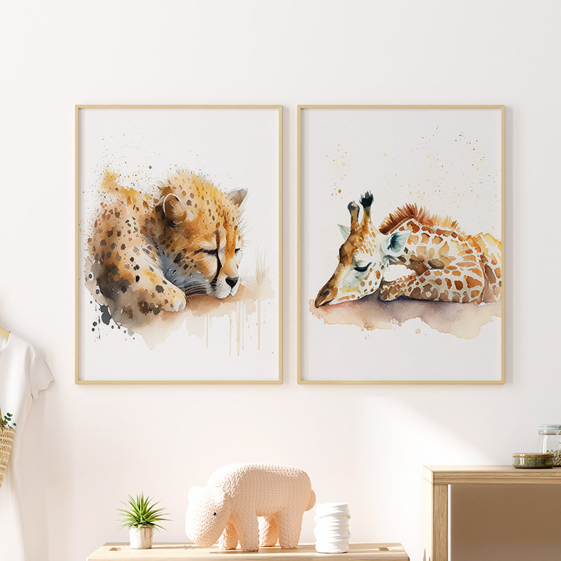 Póster de Arte Mural de Animal - Baby Zebra Nursery reseña y precio