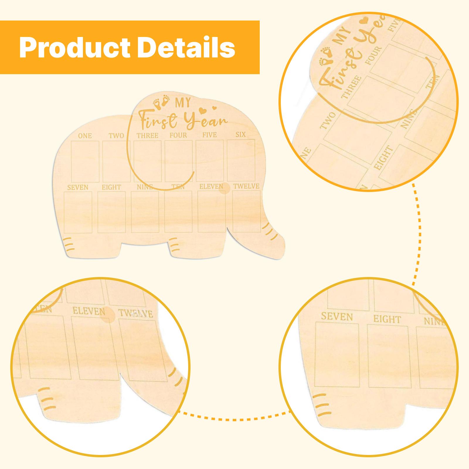 Tablero de Madera para Collage - Baby Nursery Keepsake reseña y precio