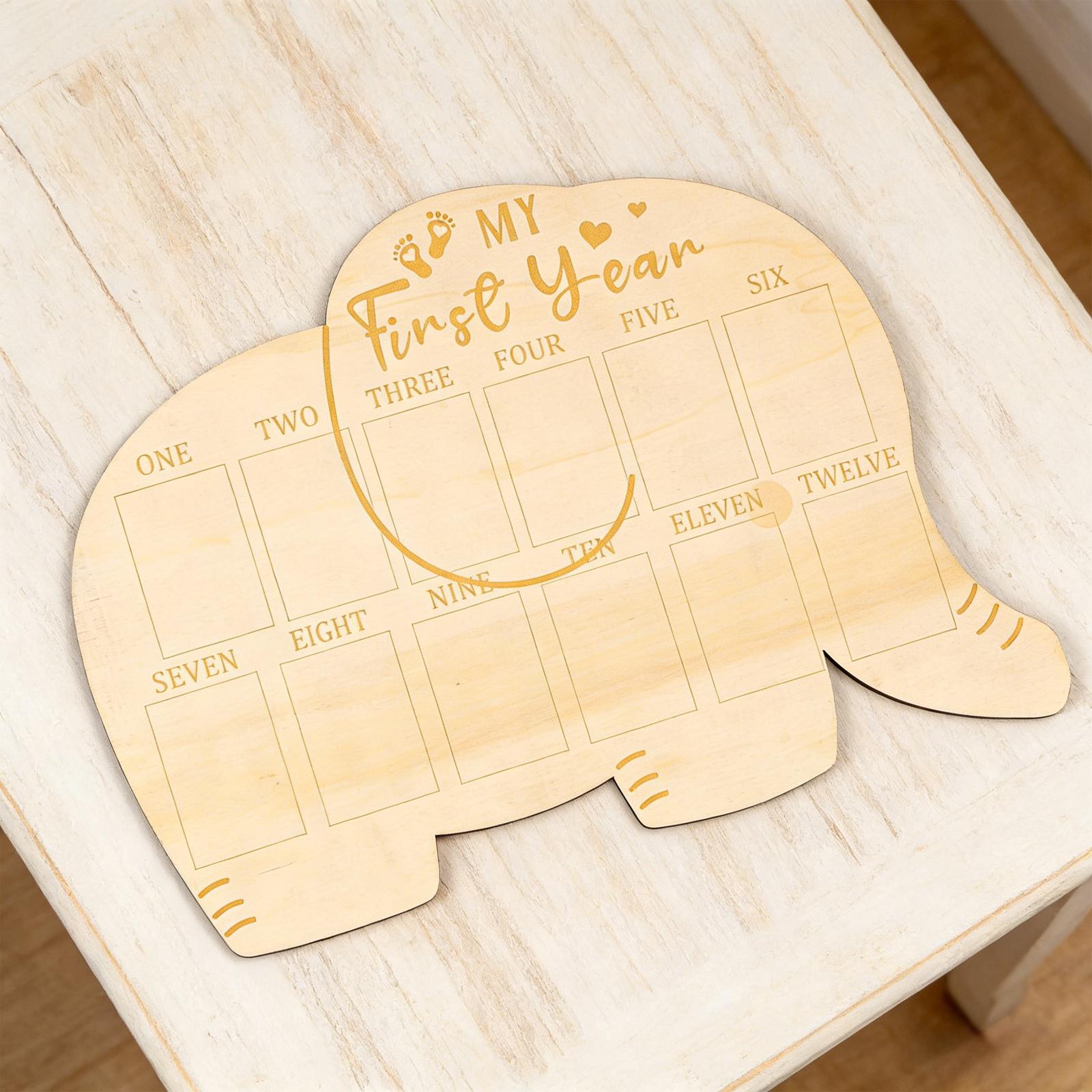 Tablero de Madera para Collage - Baby Nursery Keepsake reseña y precio