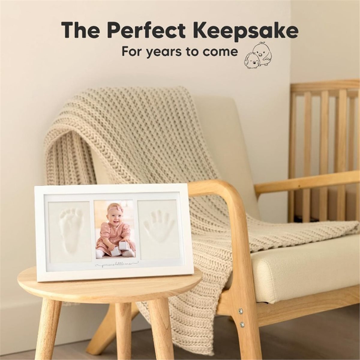 Kit de Recuerdo de Huellas de  - Baby Nursery Keepsake reseña y precio